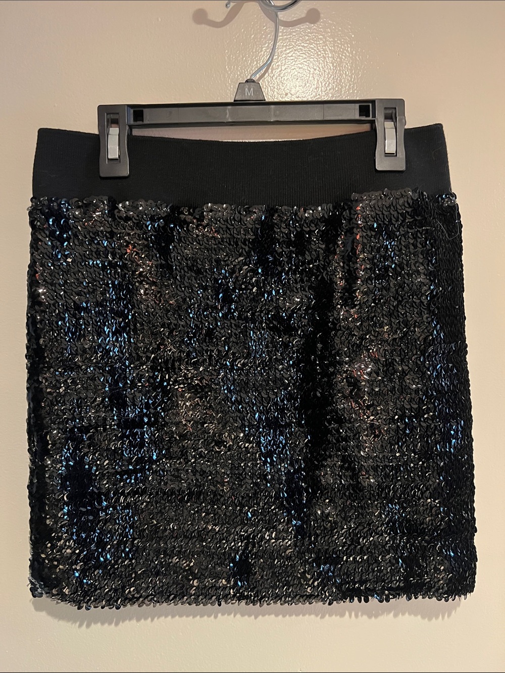 Black Sequin Mini Skirt - Frederick’s of Hollywood